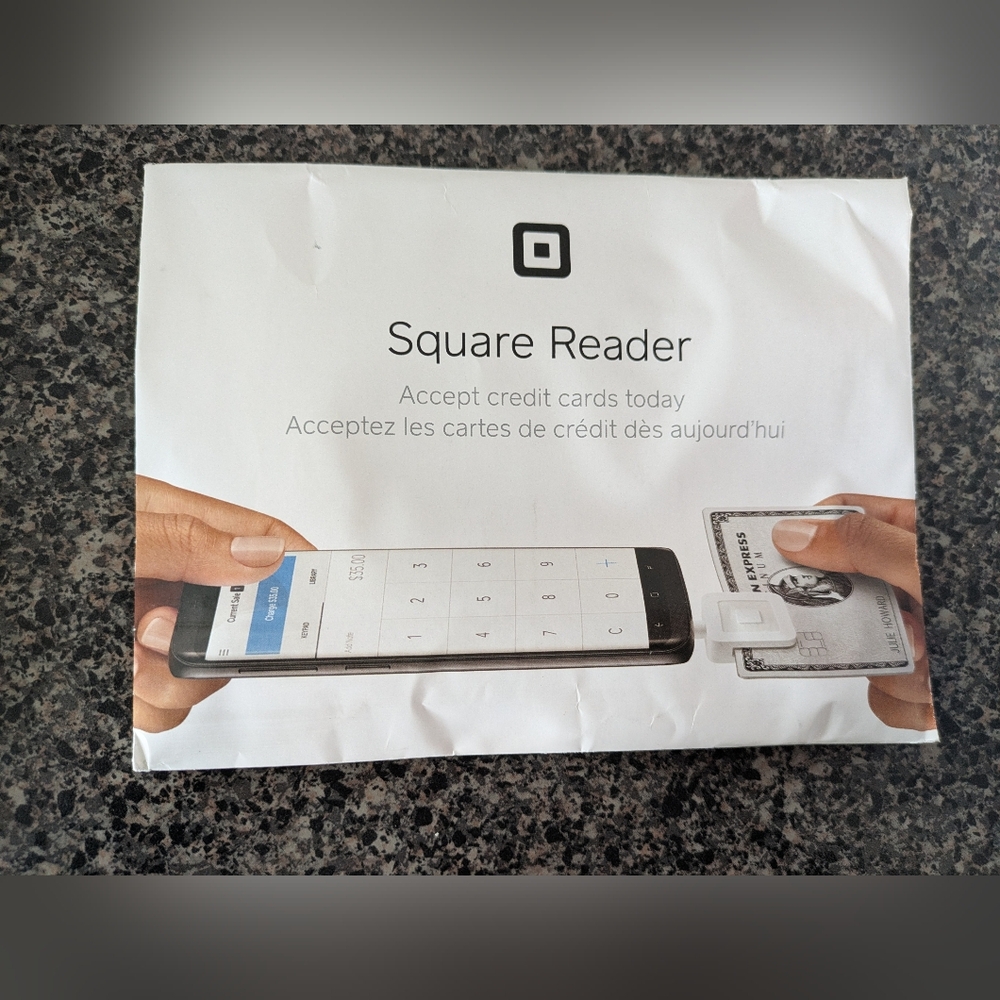 Square‎ Credit Debit Card Reader For Magstripe White A-PKG-0224 NEW